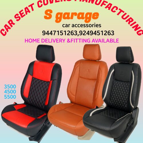 CAR SEAT COVERS MANUFACTURING 
(REXINE MODELS) EMI available
RED&BLACK  ALL CAR AVAILABLE